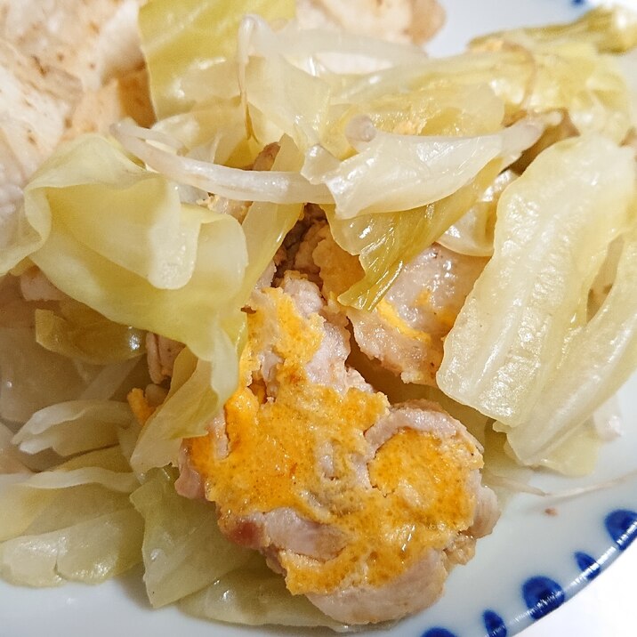 卵と豚ばらでシンプルな野菜炒め